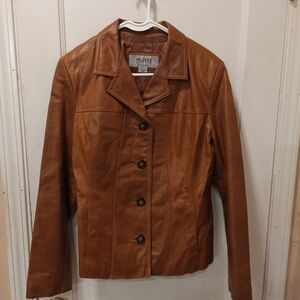 Vintage Wilson women's Leather Coat/ Jacket. Size large